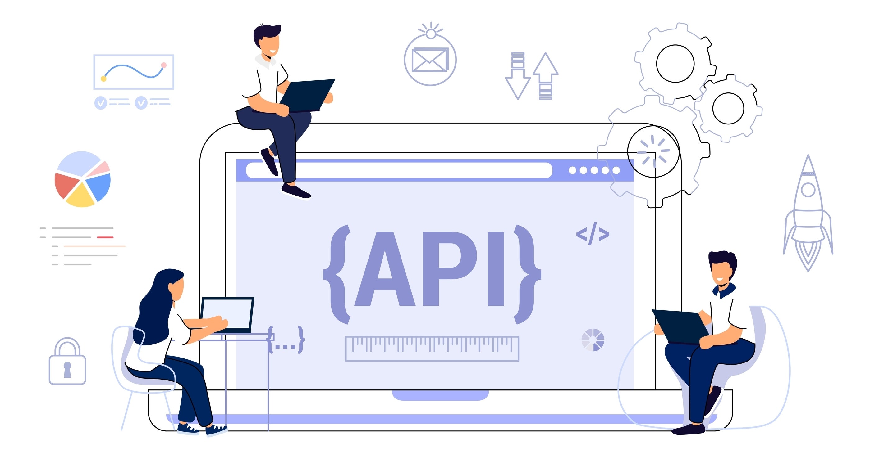 API Application Programming Interface Software development.
