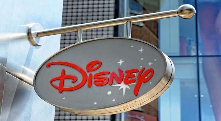 a Disney sign
