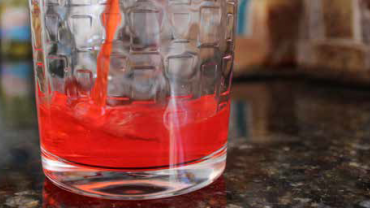 Kool aid in a glass